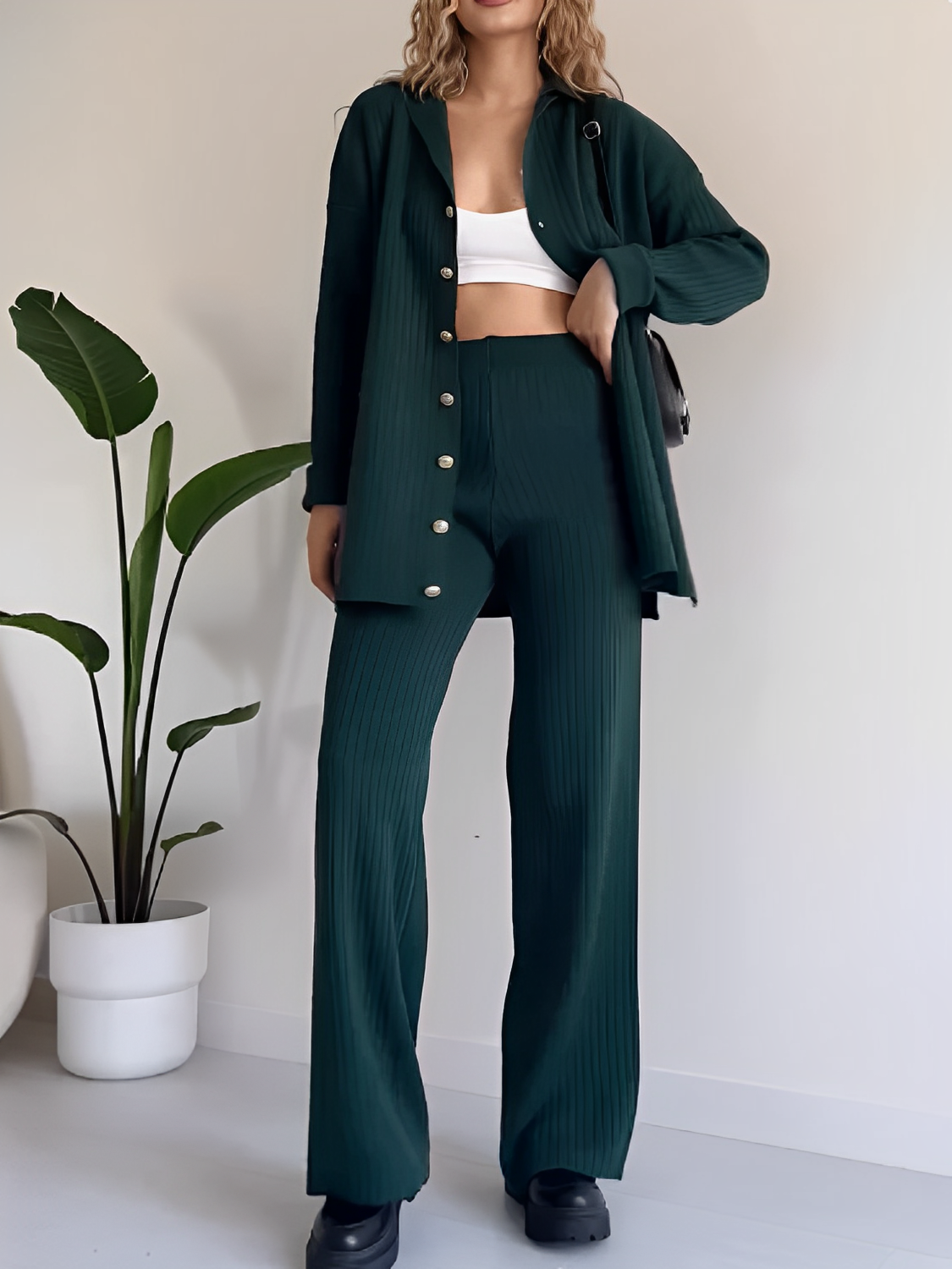 Conjunto Camila Canelado com Camisa Alongada de Botões e Calça Reta com Elástico
Conjunto Camila Canelado com Camisa Alongada e Calça Reta
Conjunto Camila Canelado com Camisa Alongada
Conjunto Camila Canelado
Conjunto Camila
