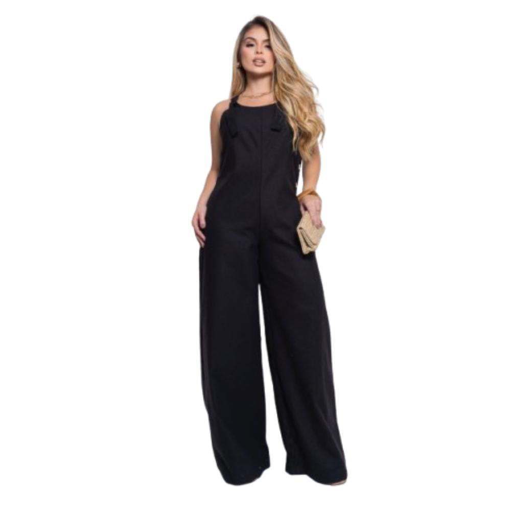 Macacão Pantalona Wide Leg em Linho com Alças Ajustáveis
Macacão Pantalona Wide Leg em Linho
Macacão Wide Leg
Macacão Pantalona