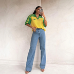 Blusa Tricot Serena Verde | Amarelo