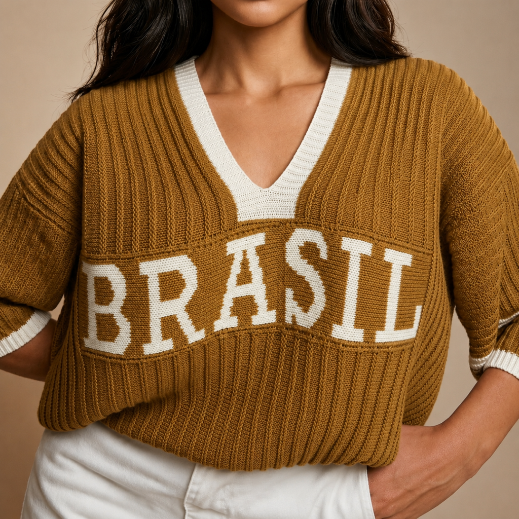 Blusa Tricot Brasil