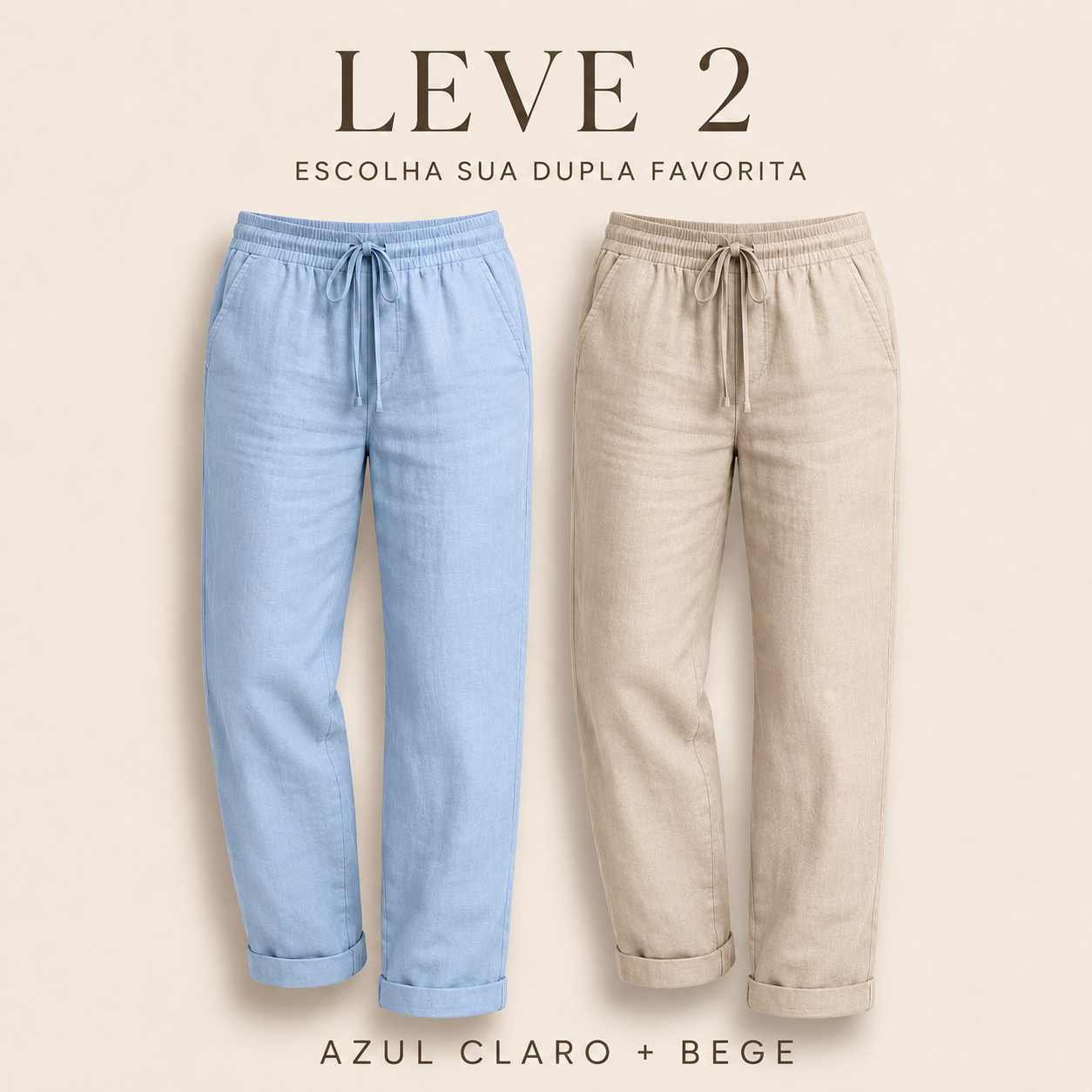 (Compre 1 Leve 2) Calça Cagliari™ — Leve 2 pelo Preço de 1!