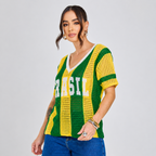 Blusa Tricot Brasil