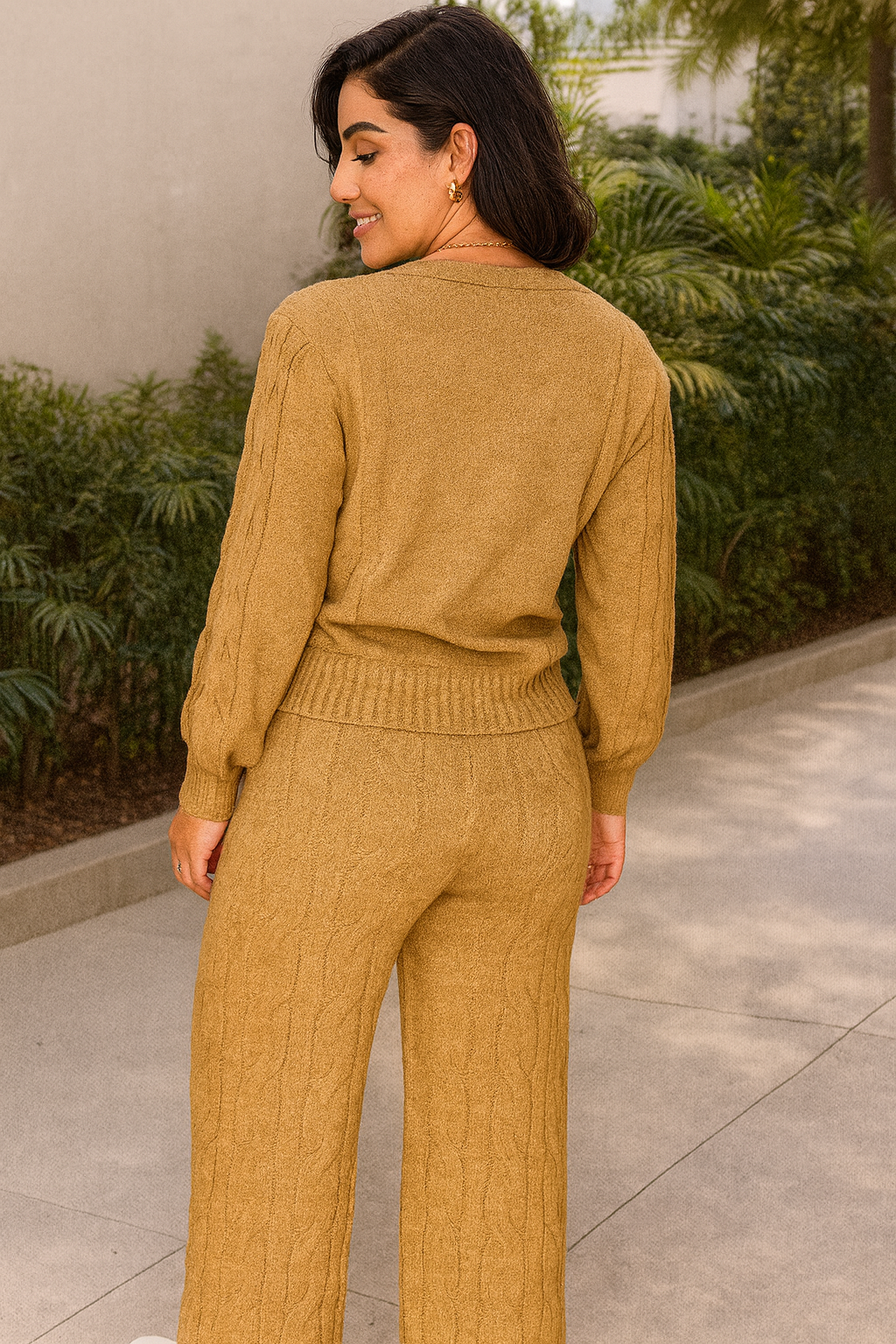 (PAGUE 1 LEVE 2) Conjunto Aurora em Tricot | Blusa + Calça [PROMOÇÃO OUTONO/INVERNO]