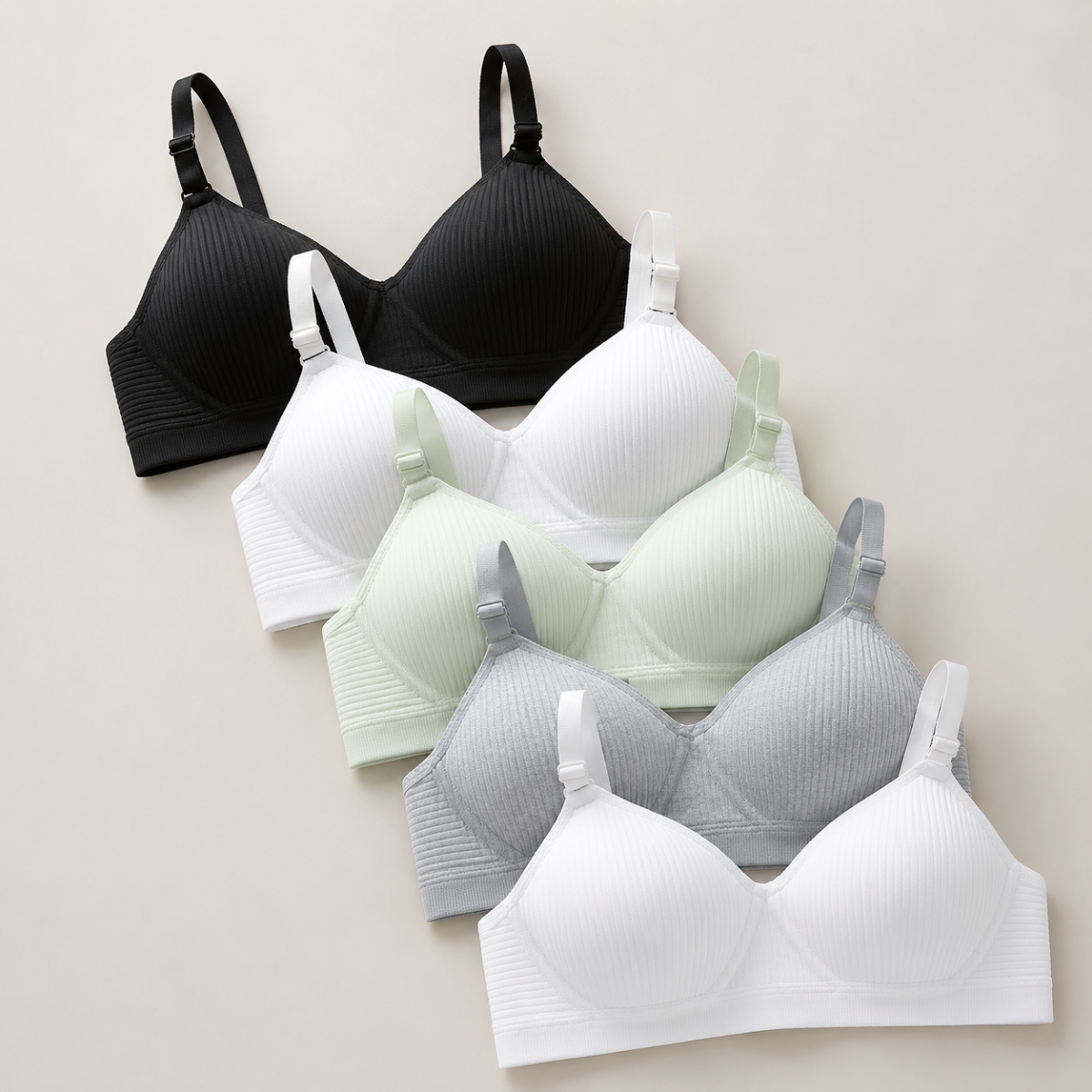 Sutiãs Comfort Belt
Sutiã Comfort Belt® - Kit 5 peças
Mega Kit 5 Sutiãs Comfort Belt® Originais - 100% Algodão
Mega Kit 5 Sutiãs Comfort Belt
Mega Kit 5 Sutiãs