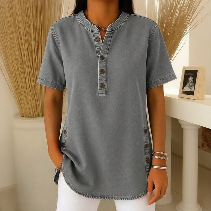 Blusa Jeans Calenny™ Com Acabamento Estonado e Caimento
Blusa Jeans Calenny™ Com Acabamento Estonado
Blusa Jeans Calenny™ Com Acabamento
Blusa Jeans Calenny
Blusa Jeans