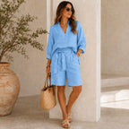 Conjunto Nalenne em Linho de Algodão com Camisa Ampla e Bermuda
Conjunto Nalenne em Linho de Algodão com Camisa Ampla
Conjunto Nalenne com Camisa Ampla e Bermuda
Conjunto Nalenne
